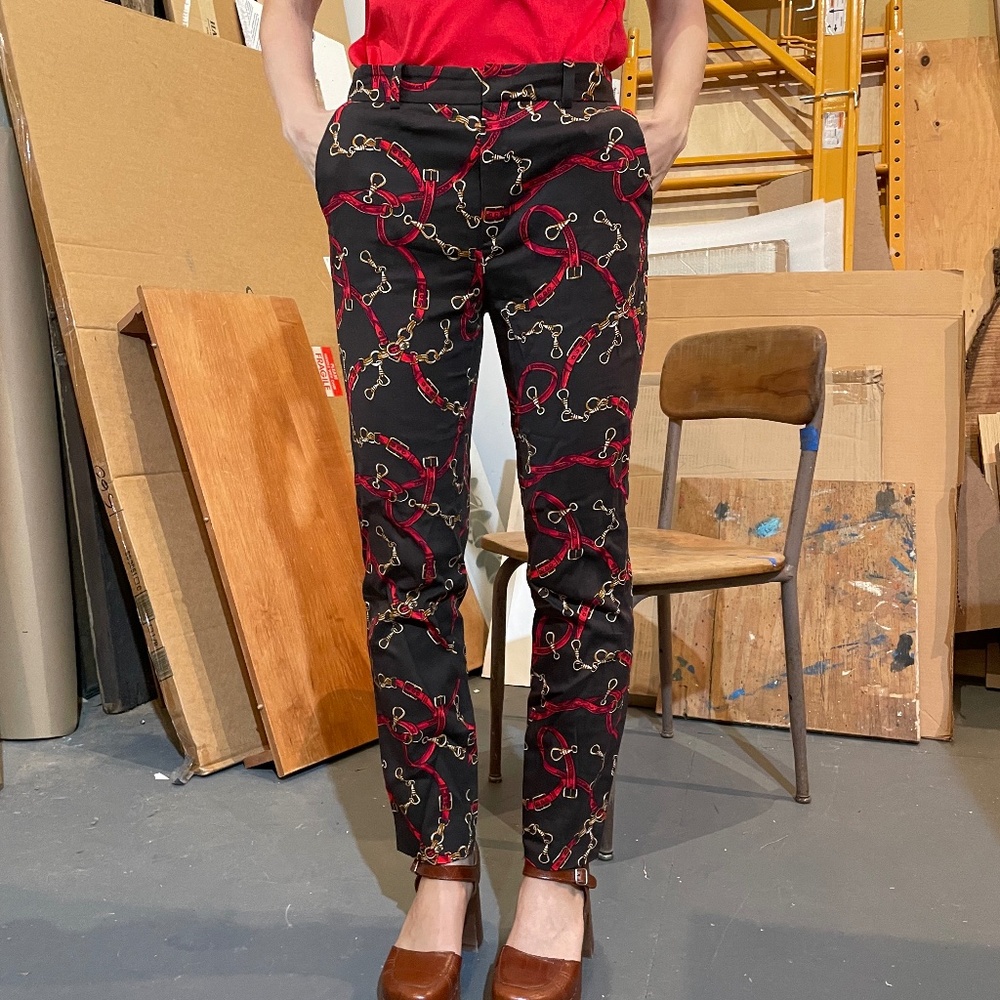 Chain Patterned Trousers from Zara
